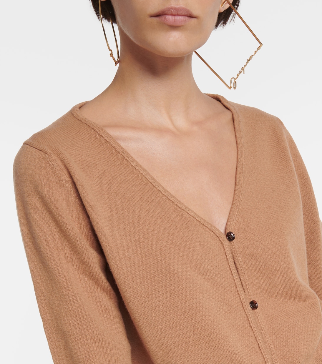 Cropped wool and cashmere cardigan | Jardin des Orangers