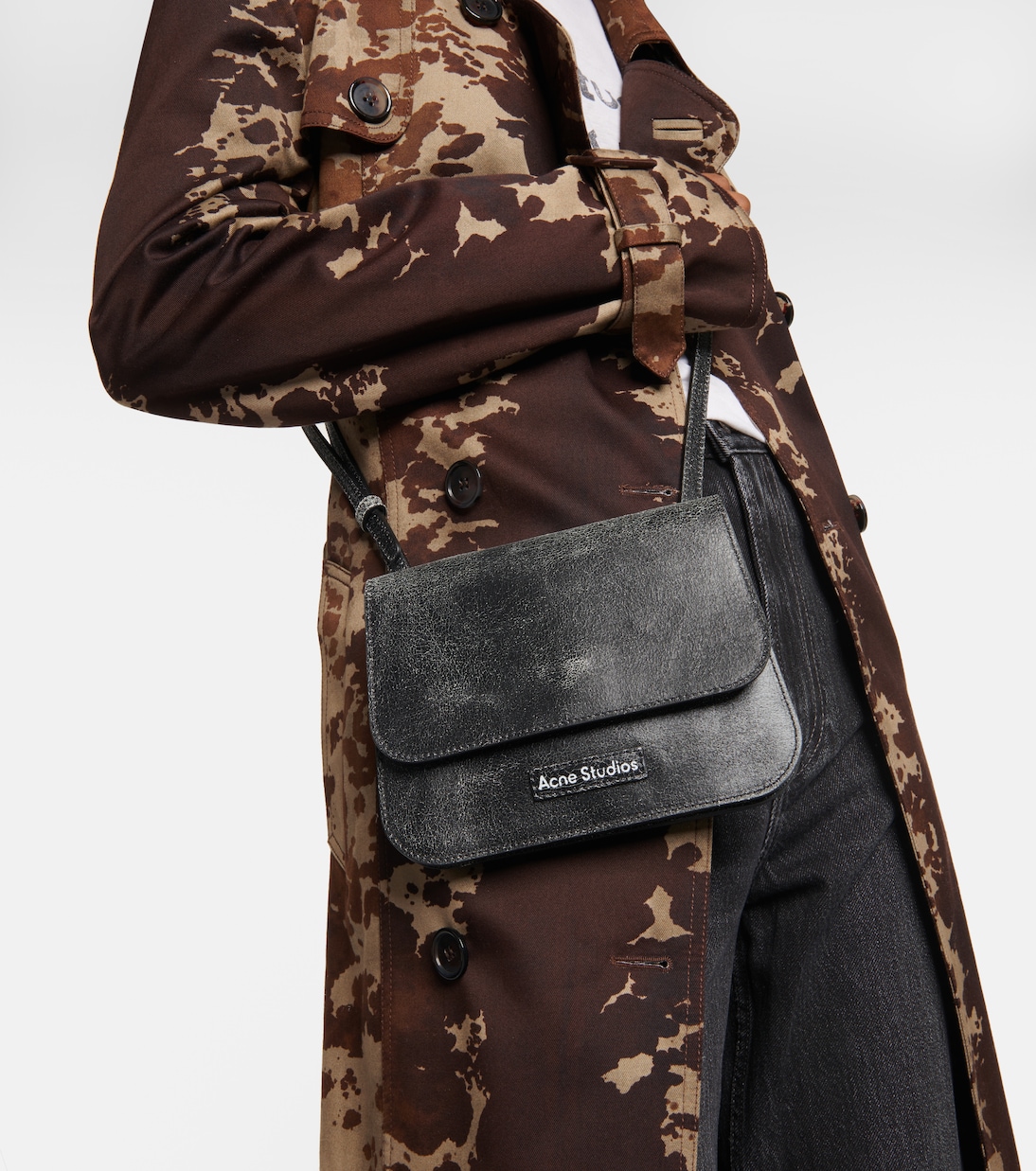 Schultertasche Platt aus Leder | Acne Studios
