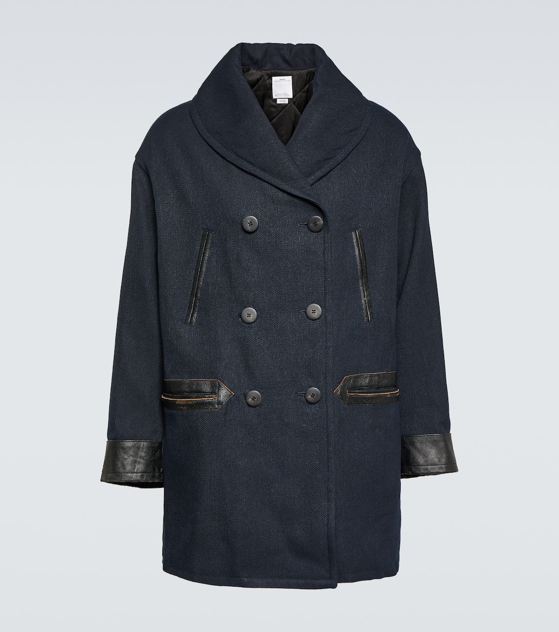 Wool and linen twill peacoat | Visvim