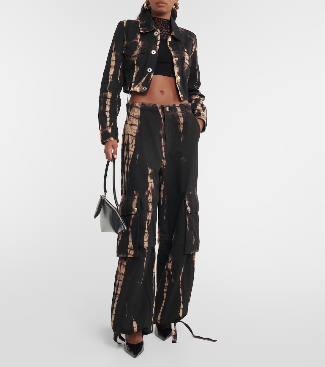 Pantalon cargo convertible en denim | Dion Lee