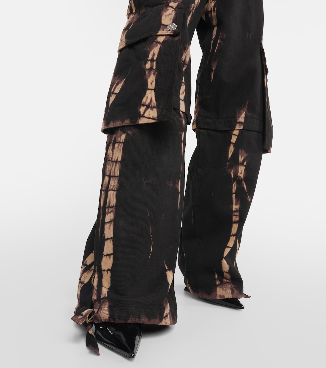 Pantalon cargo convertible en denim | Dion Lee