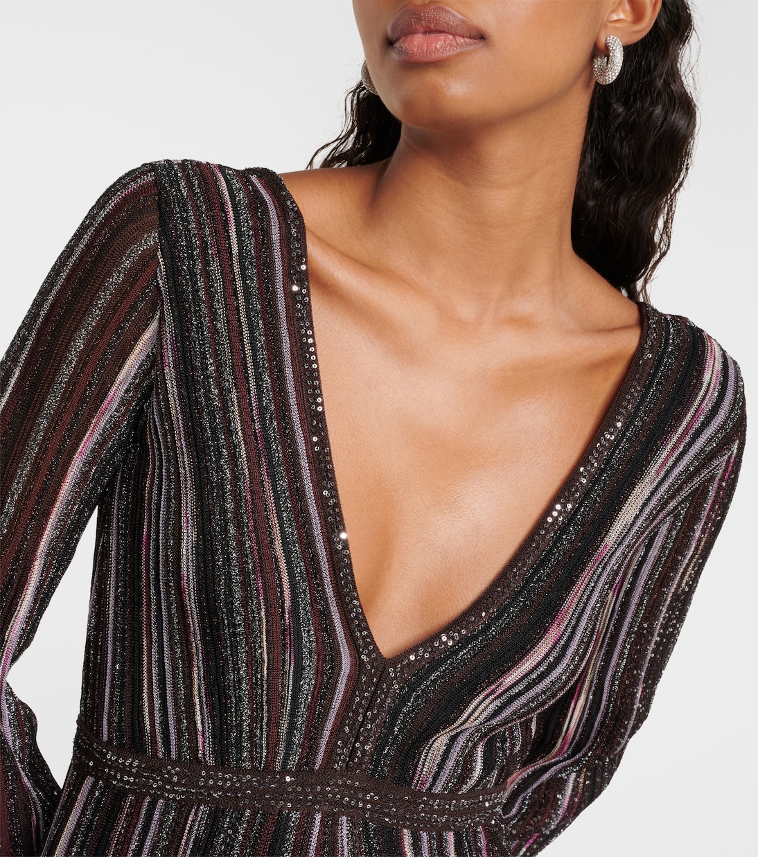 Abito lungo con paillettes | Missoni
