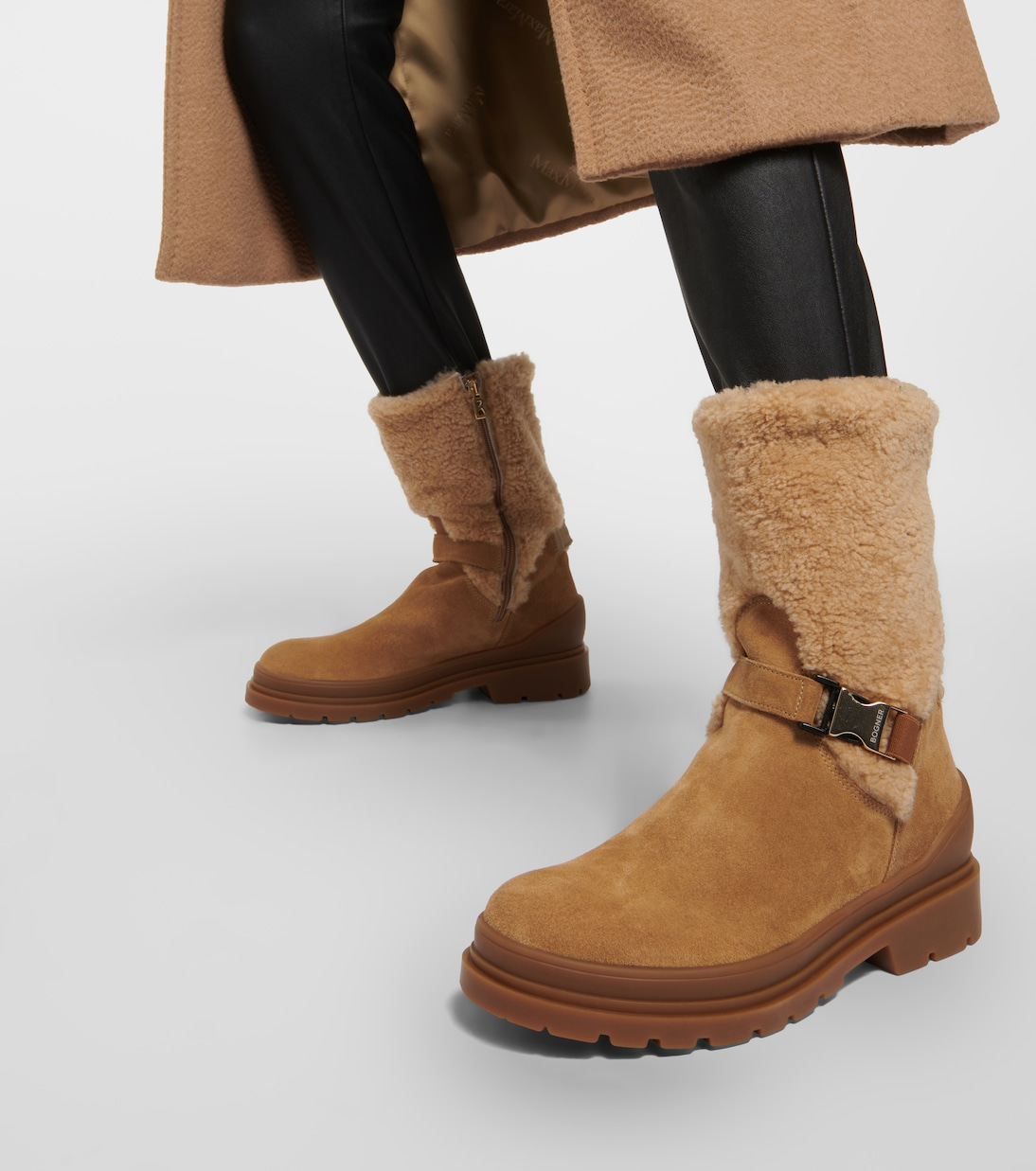Ankle Boots St. Moritz aus Leder und Shearling | Bogner