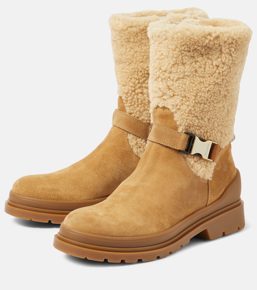 Ankle Boots St. Moritz aus Leder und Shearling | Bogner