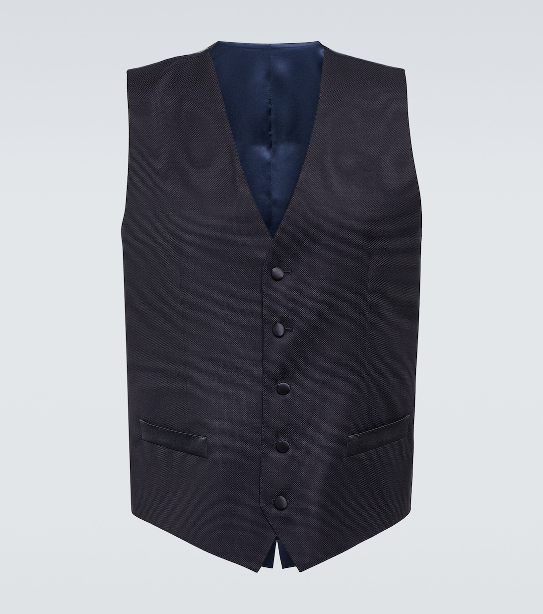 Weste aus Wolle und Seide | Dolce&Gabbana