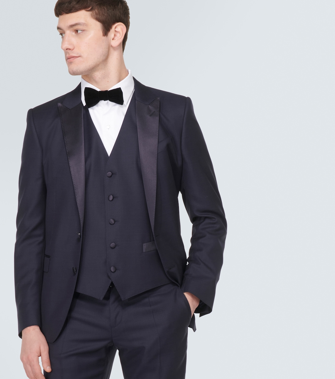 Weste aus Wolle und Seide | Dolce&Gabbana