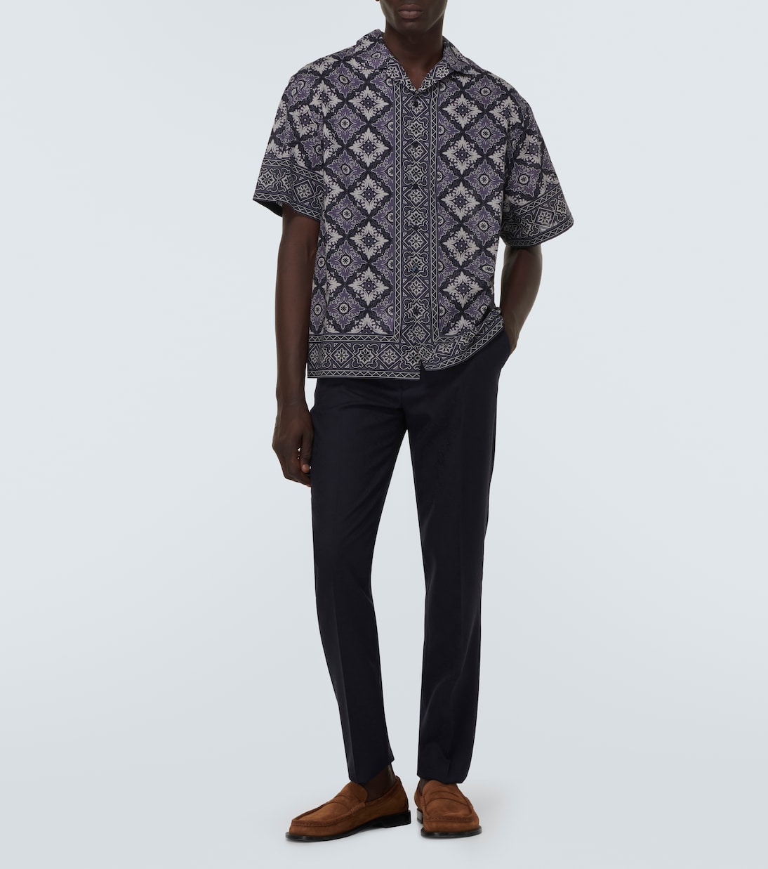 Camicia bowling in cotone con stampa | Etro