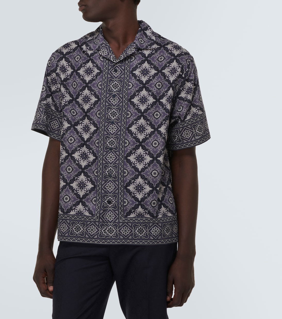 Camicia bowling in cotone con stampa | Etro