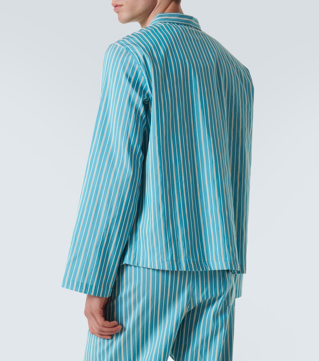 Camicia Shore Stripe in misto cotone | Bode