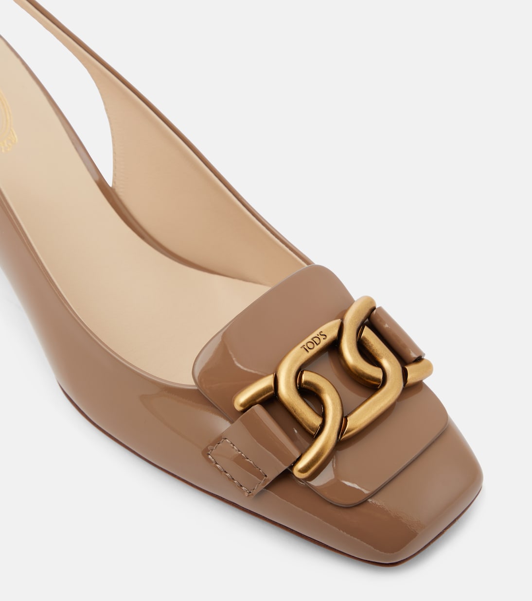 Kate patent leather slingback pumps | Tod's