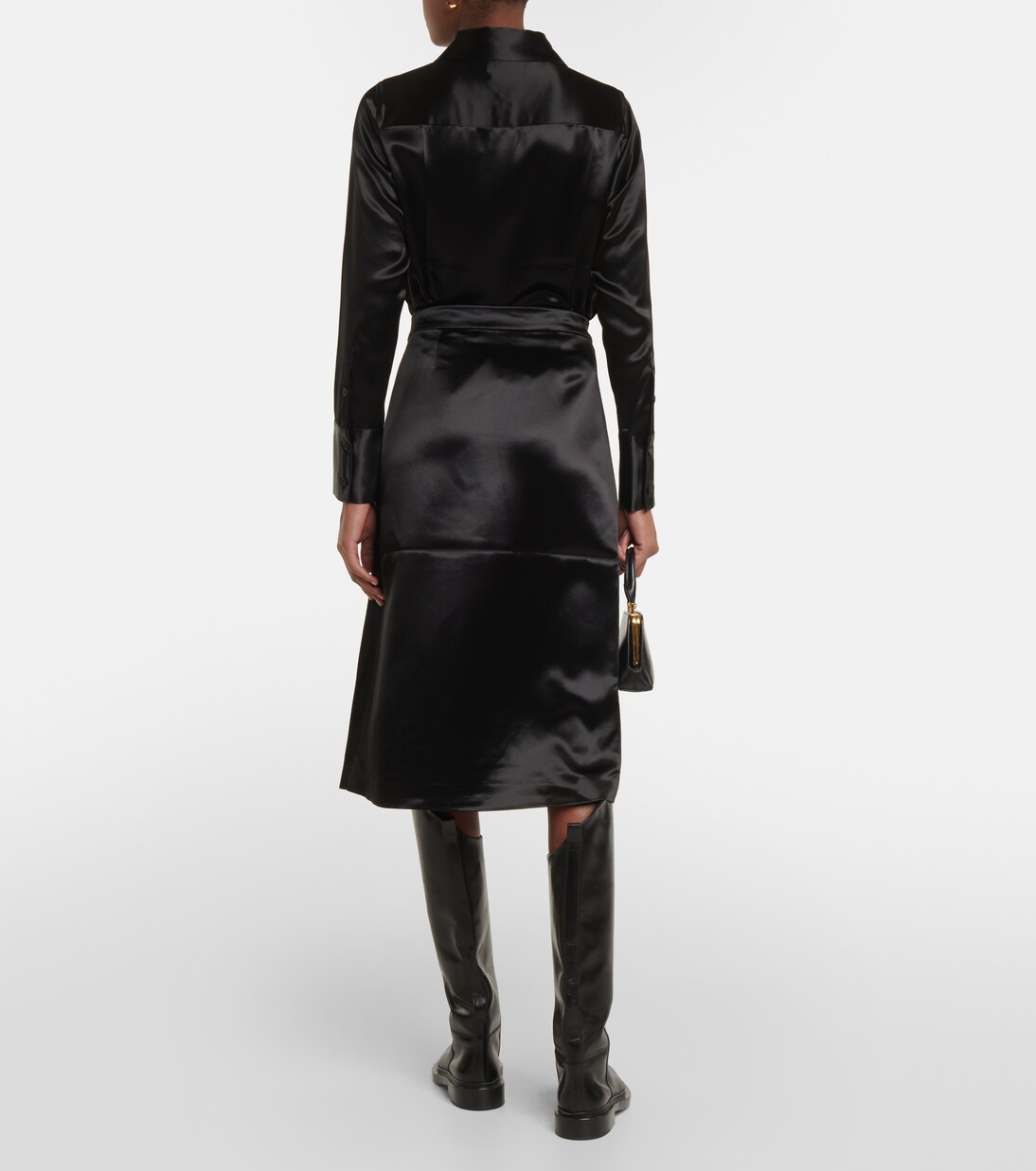 Satin wrap skirt | CO