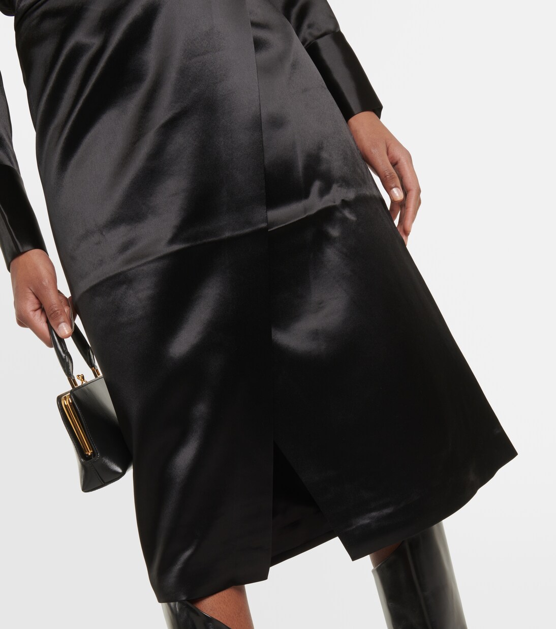 Satin wrap skirt | CO