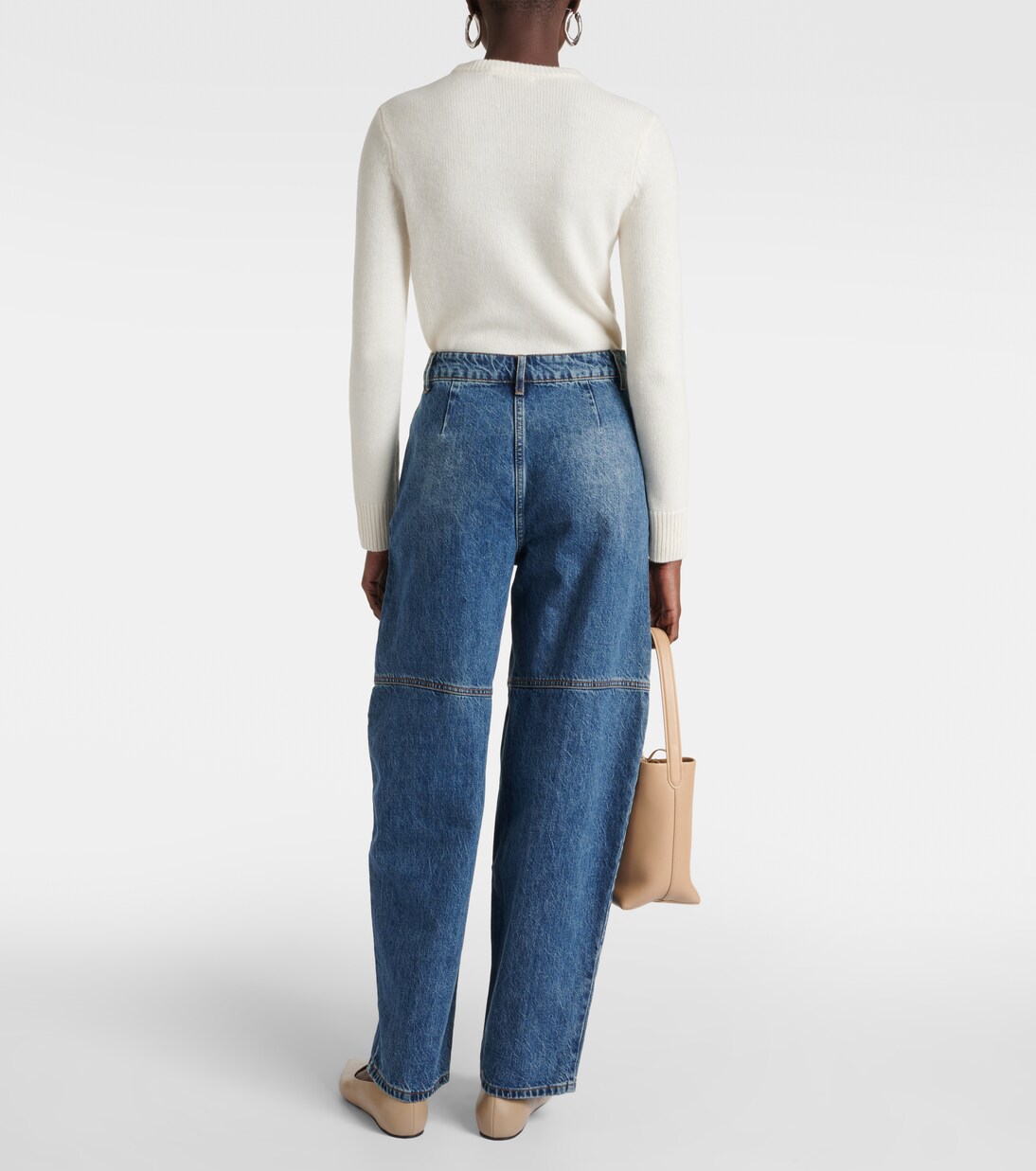 High-Rise Barrel Jeans | CO