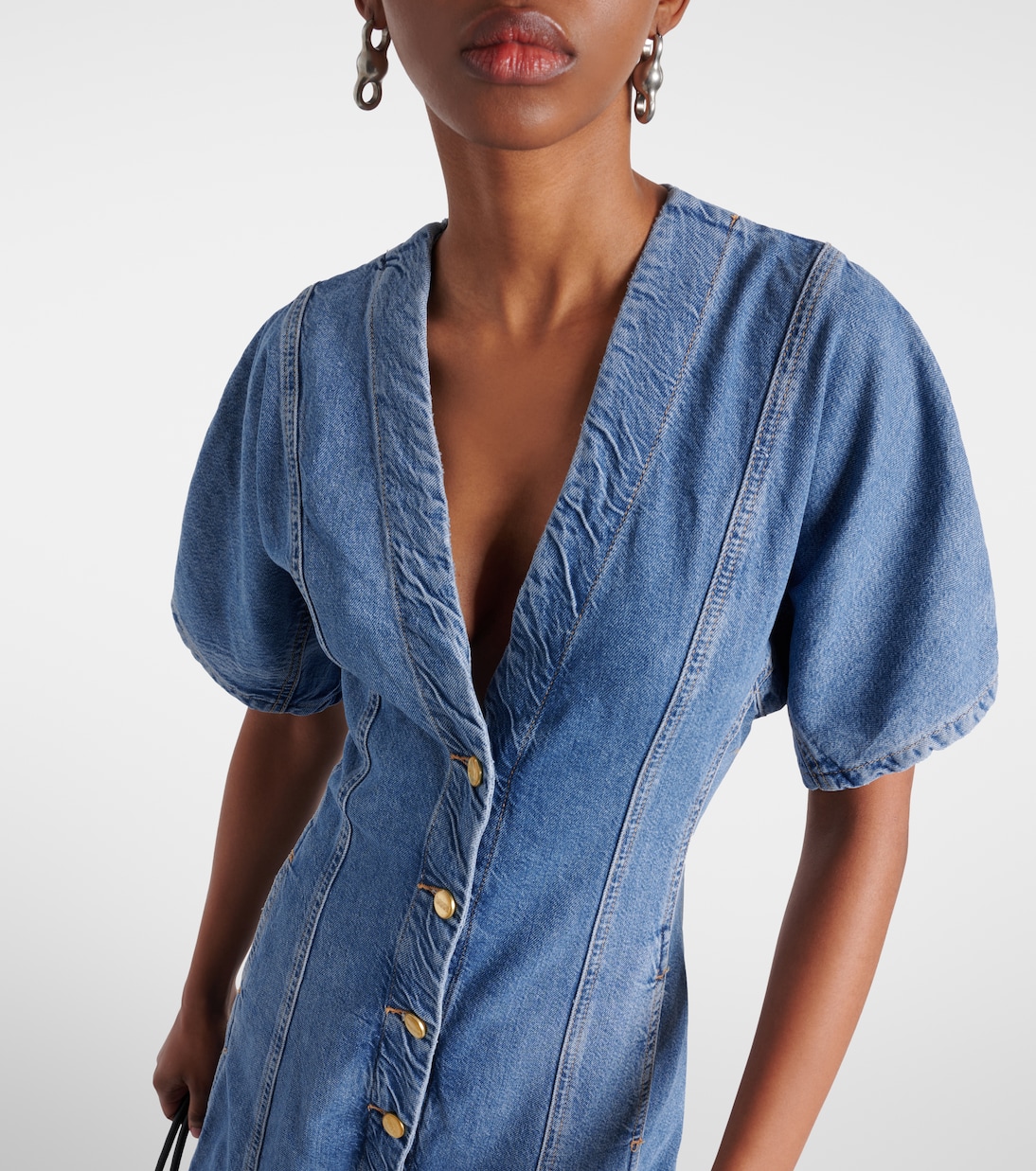 Robe longue en jean | Ganni