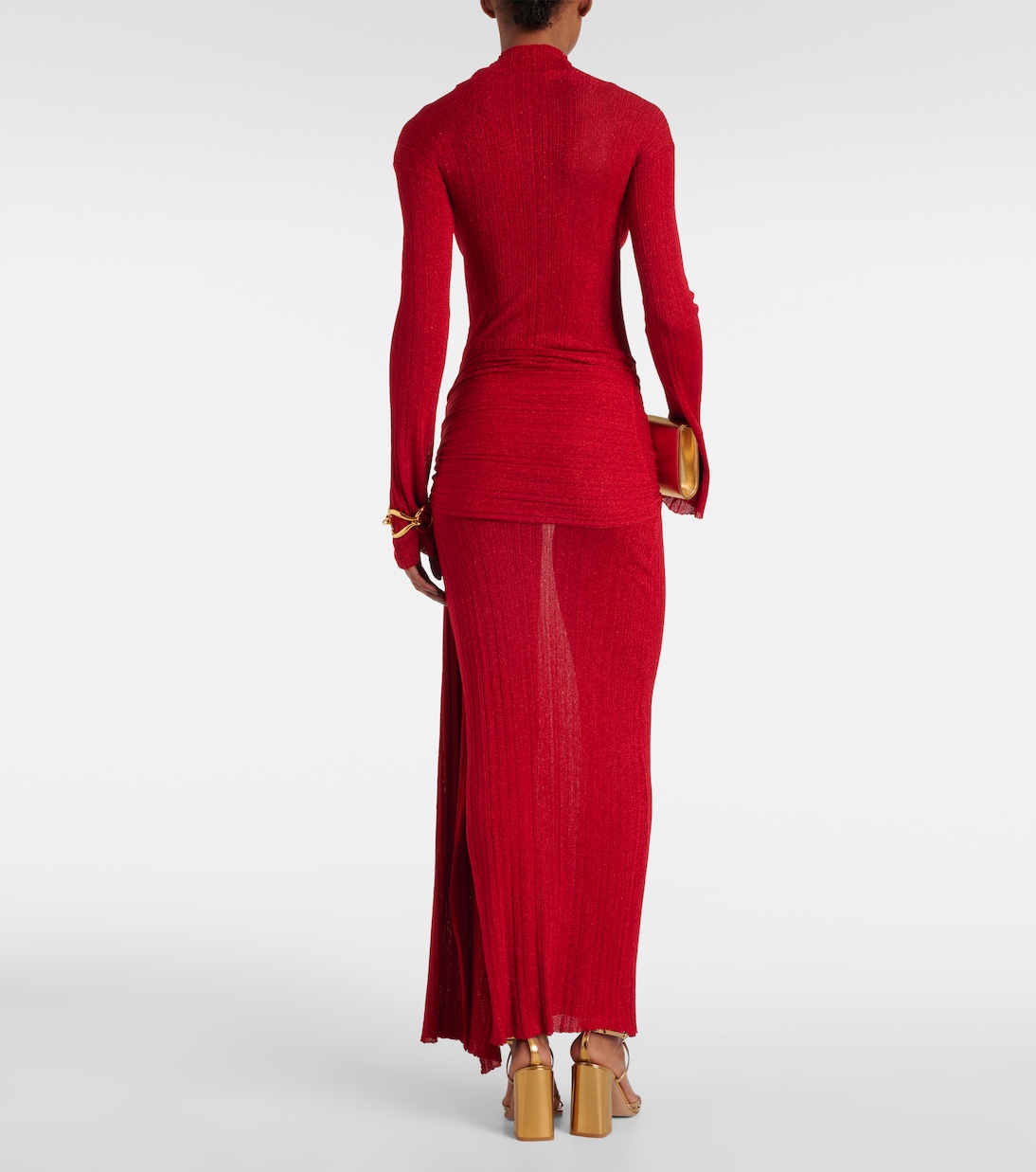 Maxikleid aus Lamé | Aya Muse