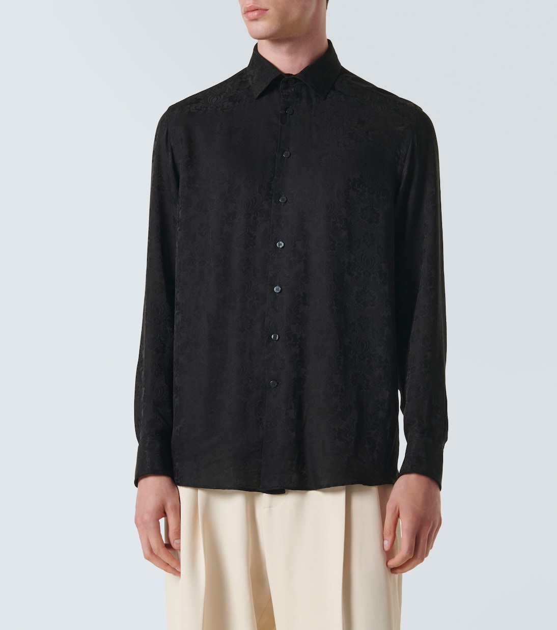 Camisa de mezcla de seda con paisley | Etro