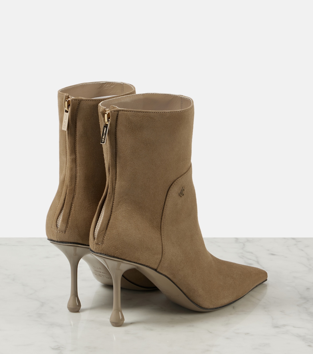 Bottines Cycas 80 en daim | Jimmy Choo