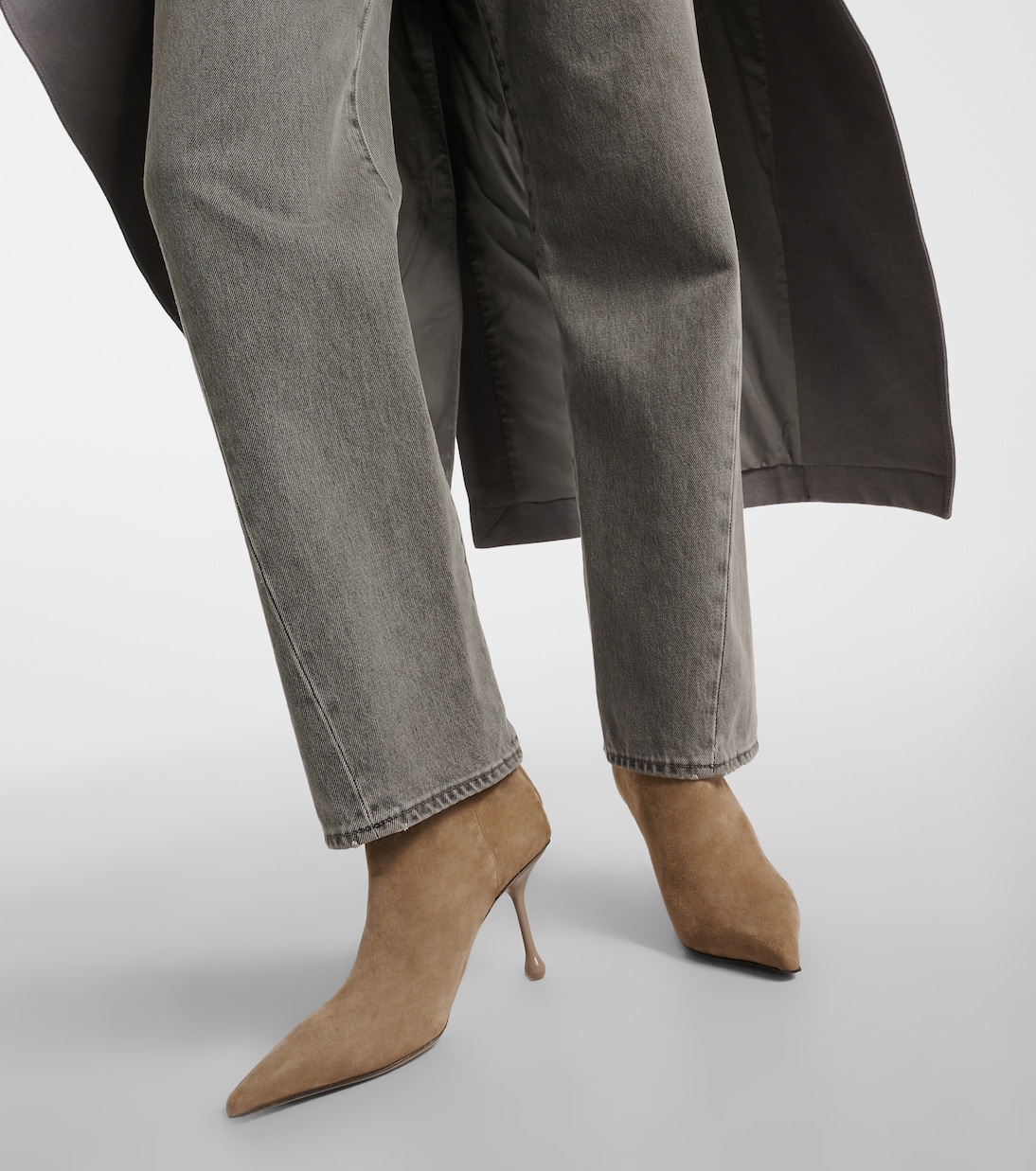 Bottines Cycas 80 en daim | Jimmy Choo