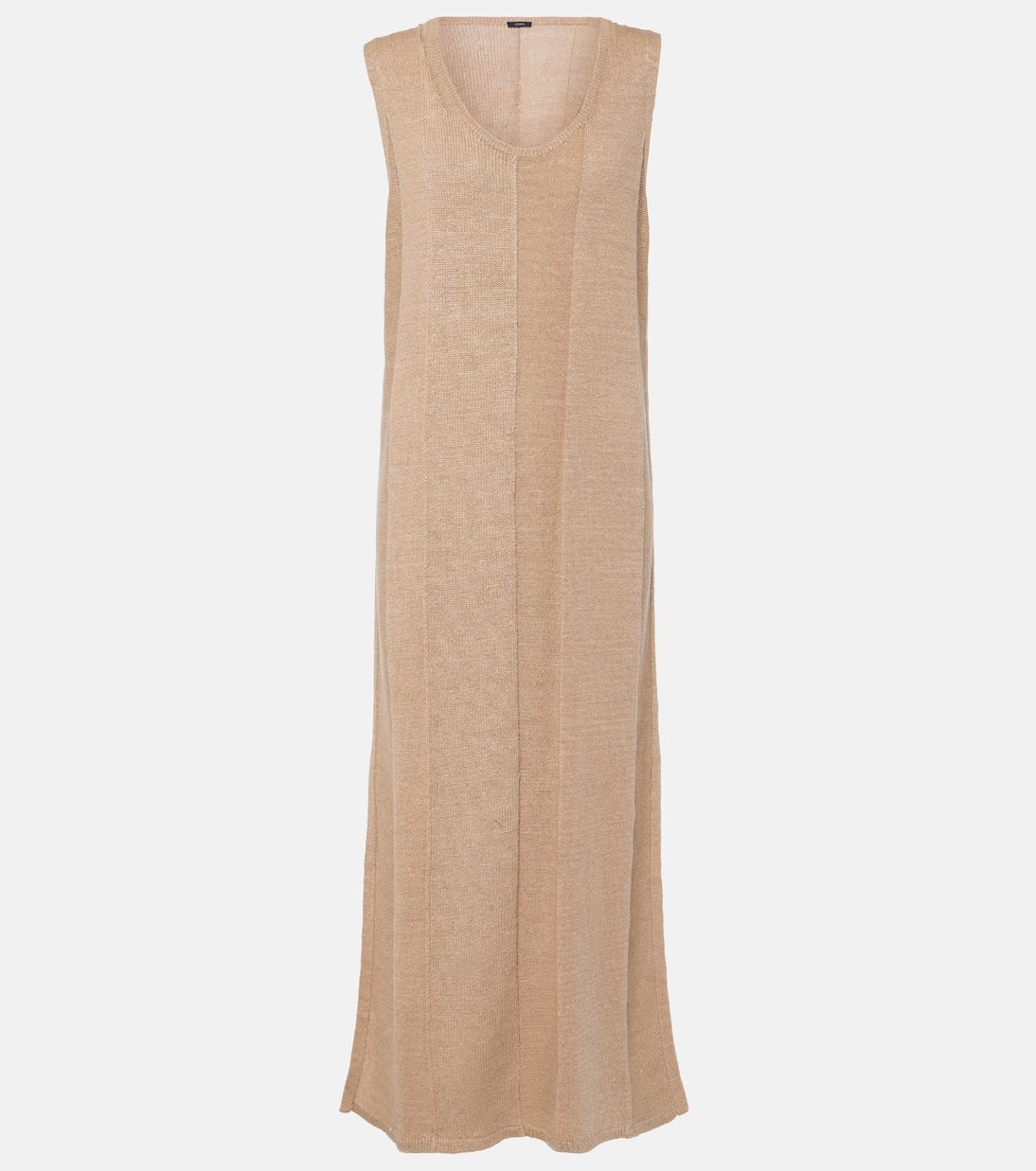 Robe longue en lin et soie mélangés | Joseph