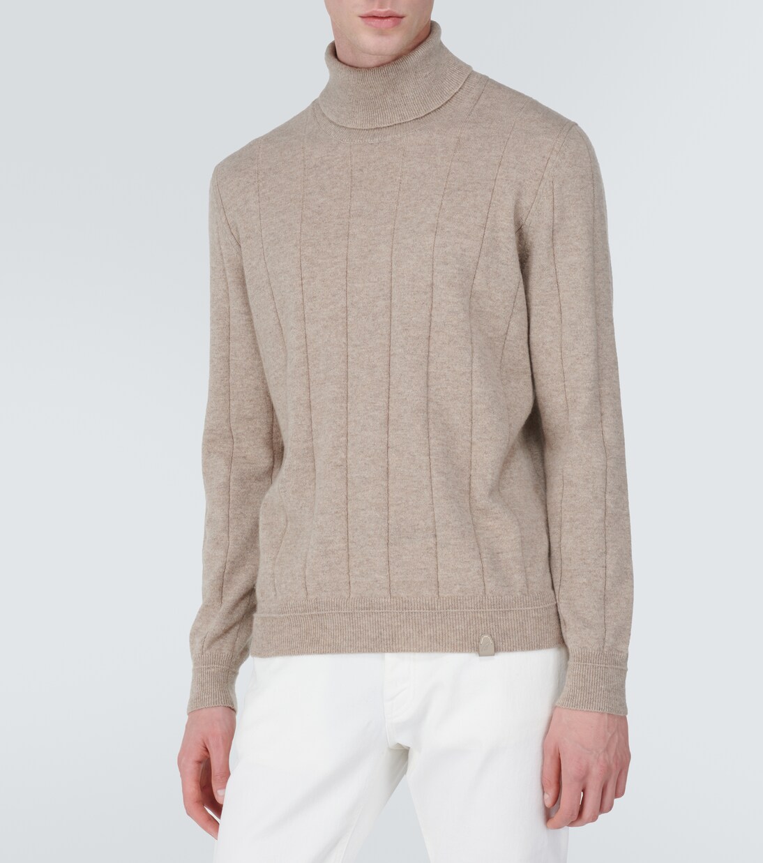 Bassiri L/S Turtleneck Ivory Sweater 631
