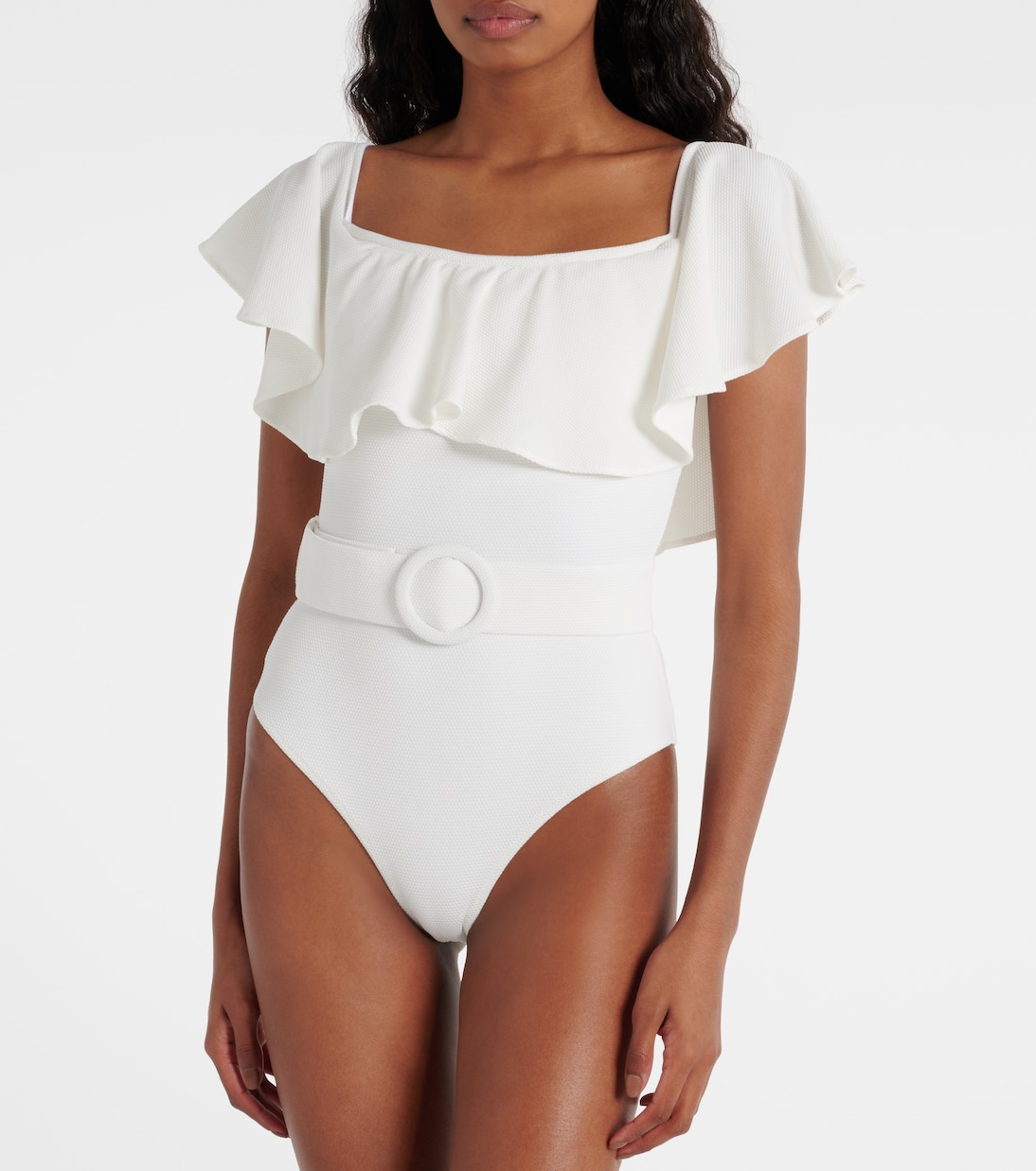 Chantal ruffled swimsuit | Alexandra Miro