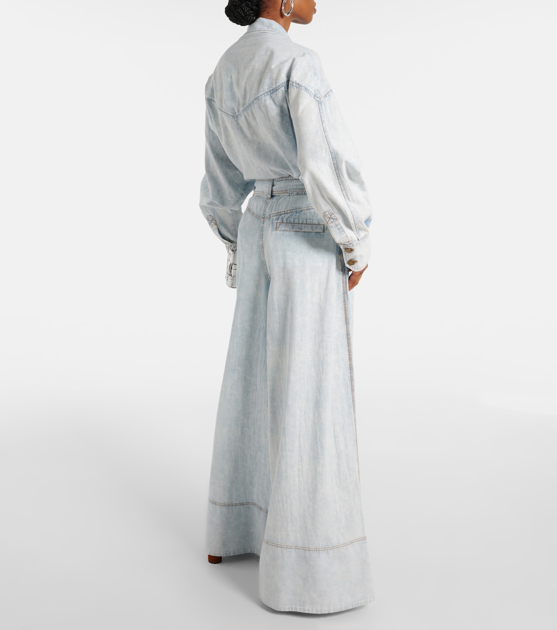 Jeans a vita alta a gamba larga | Zimmermann