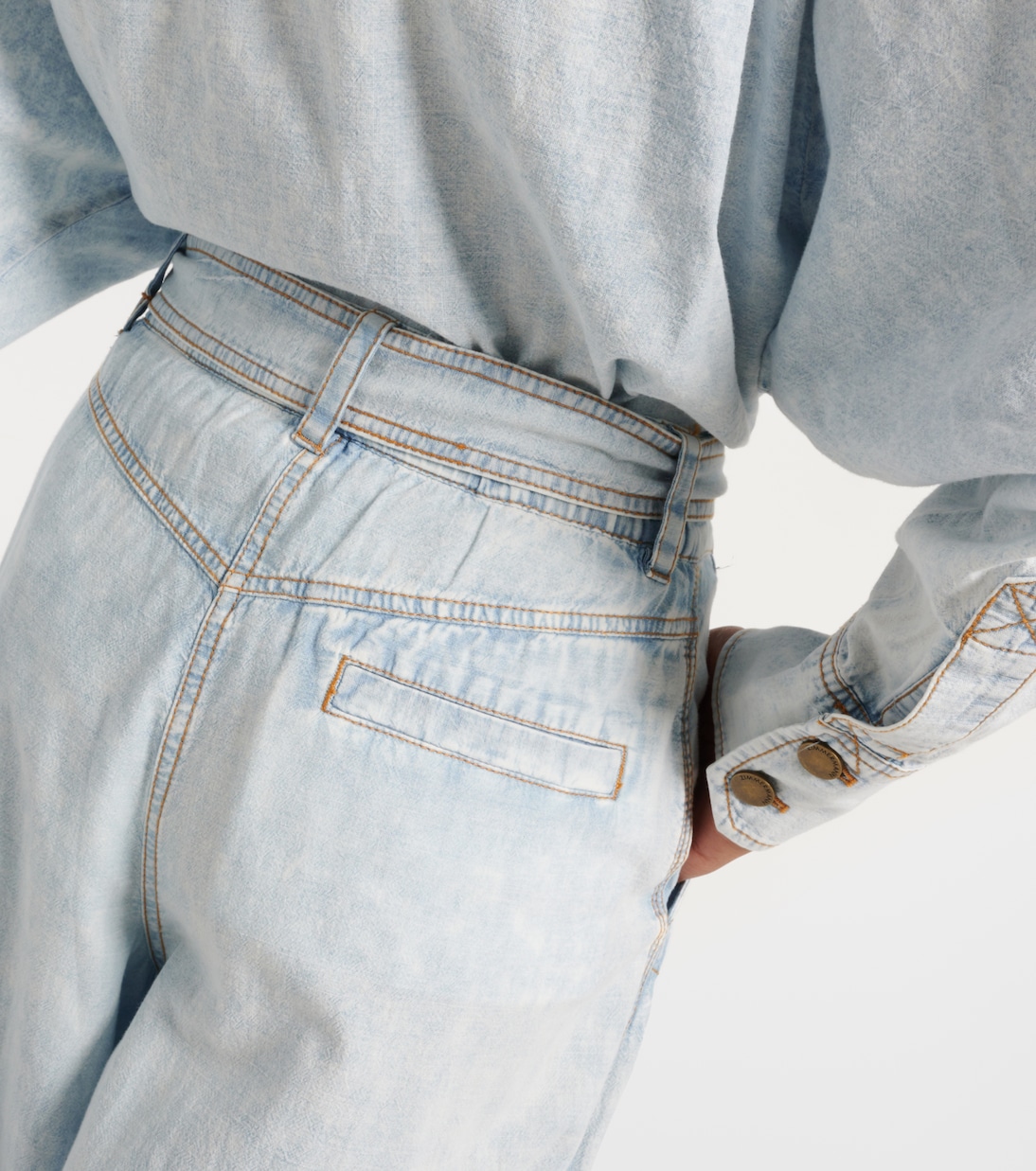 Jeans a vita alta a gamba larga | Zimmermann