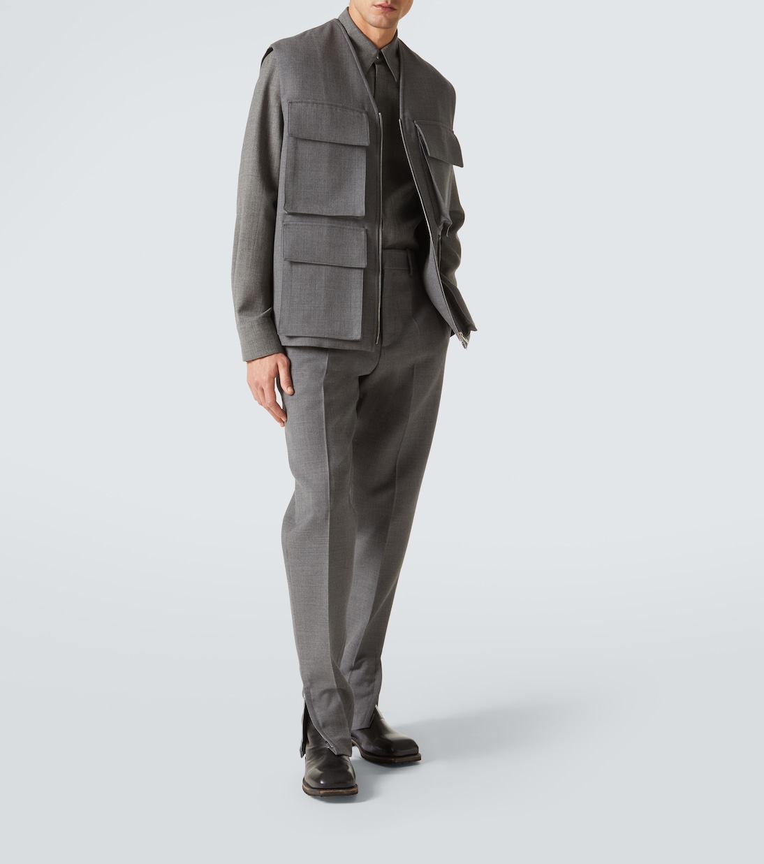 Virgin wool vest | Jil Sander