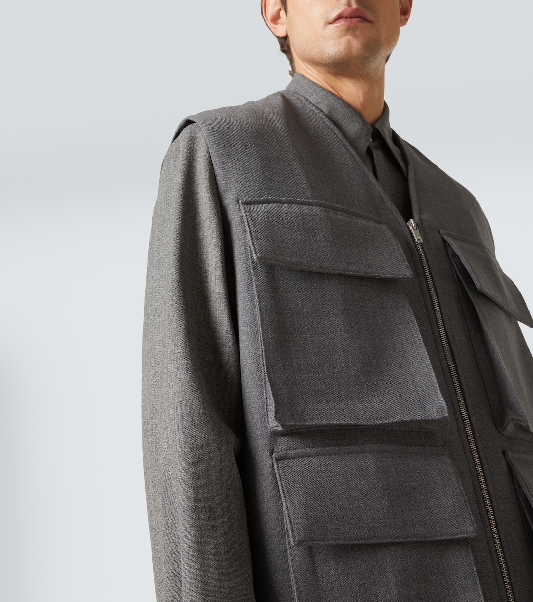 Virgin wool vest | Jil Sander