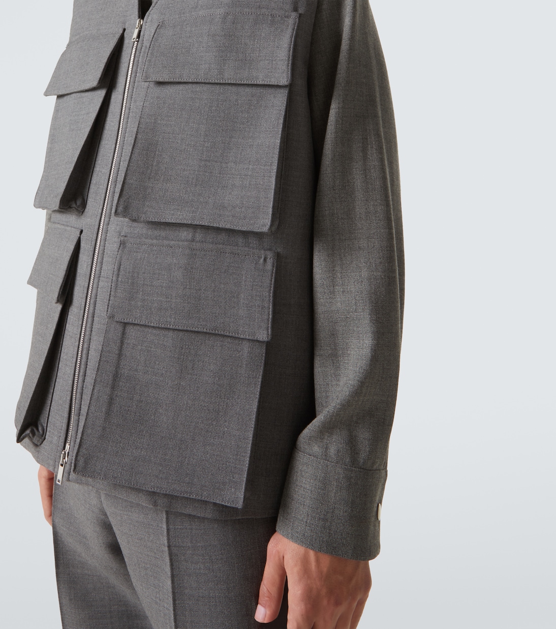 Virgin wool vest | Jil Sander