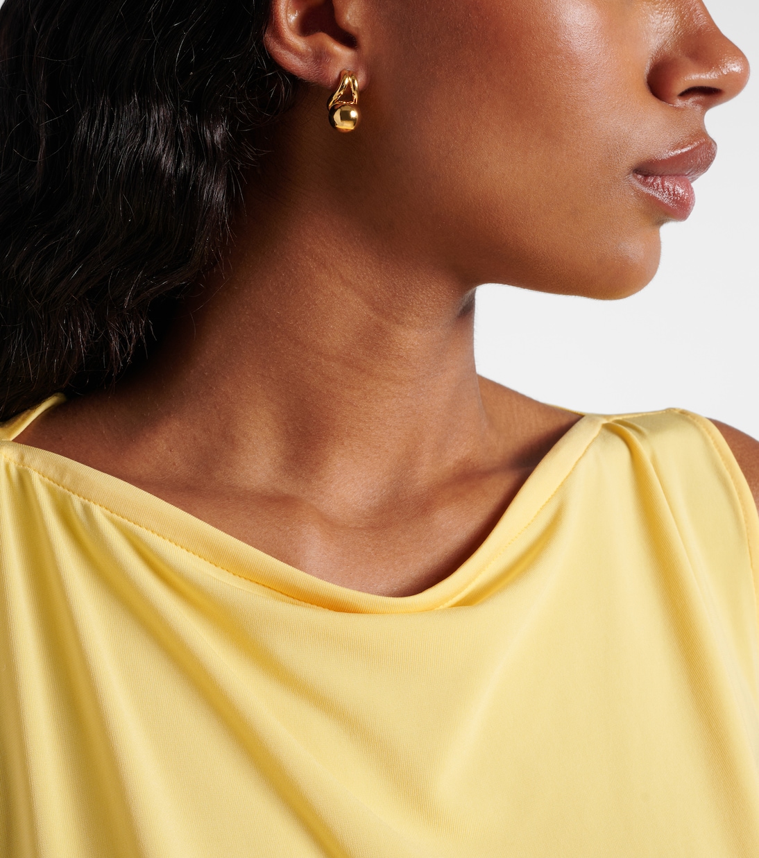 Les Boucles Nodo asymmetric drop earrings | Jacquemus