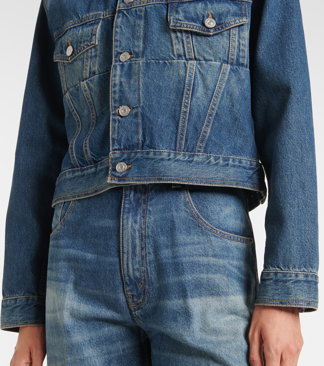 Cropped-Jeansjacke | Victoria Beckham