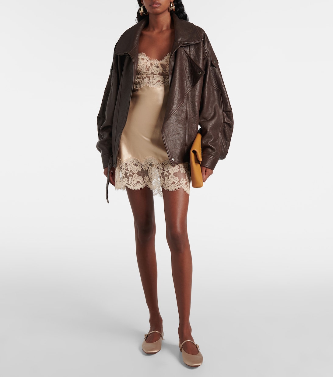 Ballerine Gio in raso | Saint Laurent