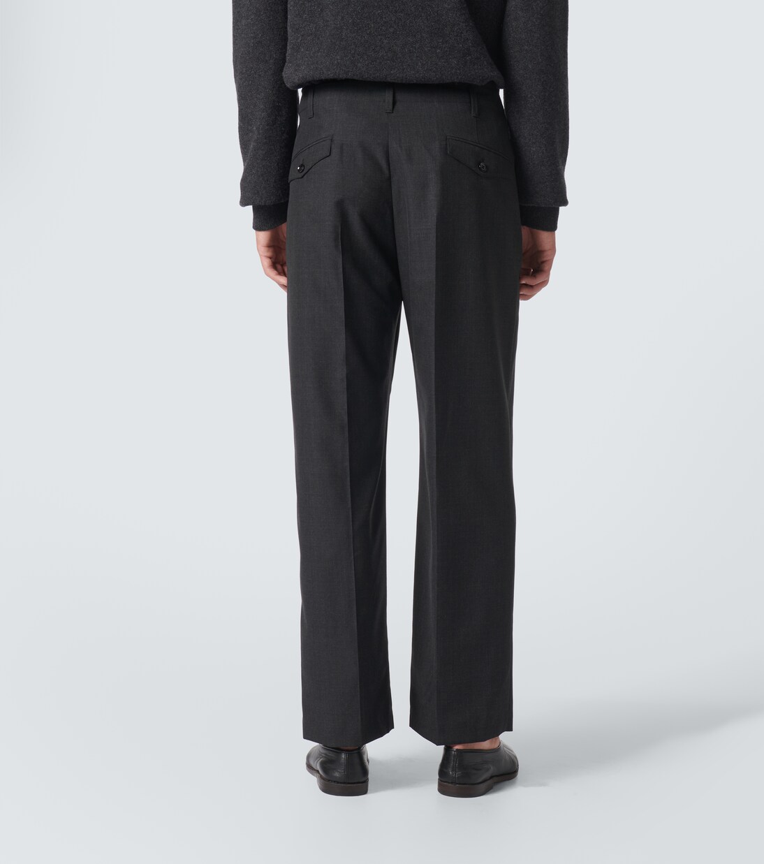 Pantaloni regular in twill | Lemaire