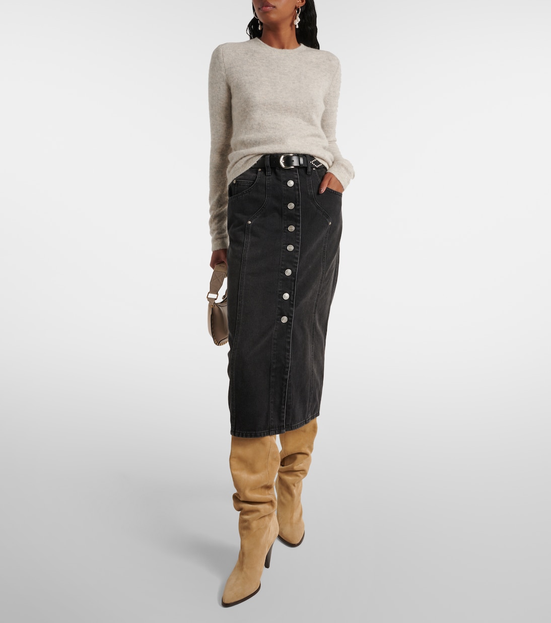 Jersey Obiraga de mezcla de alpaca | Marant Etoile