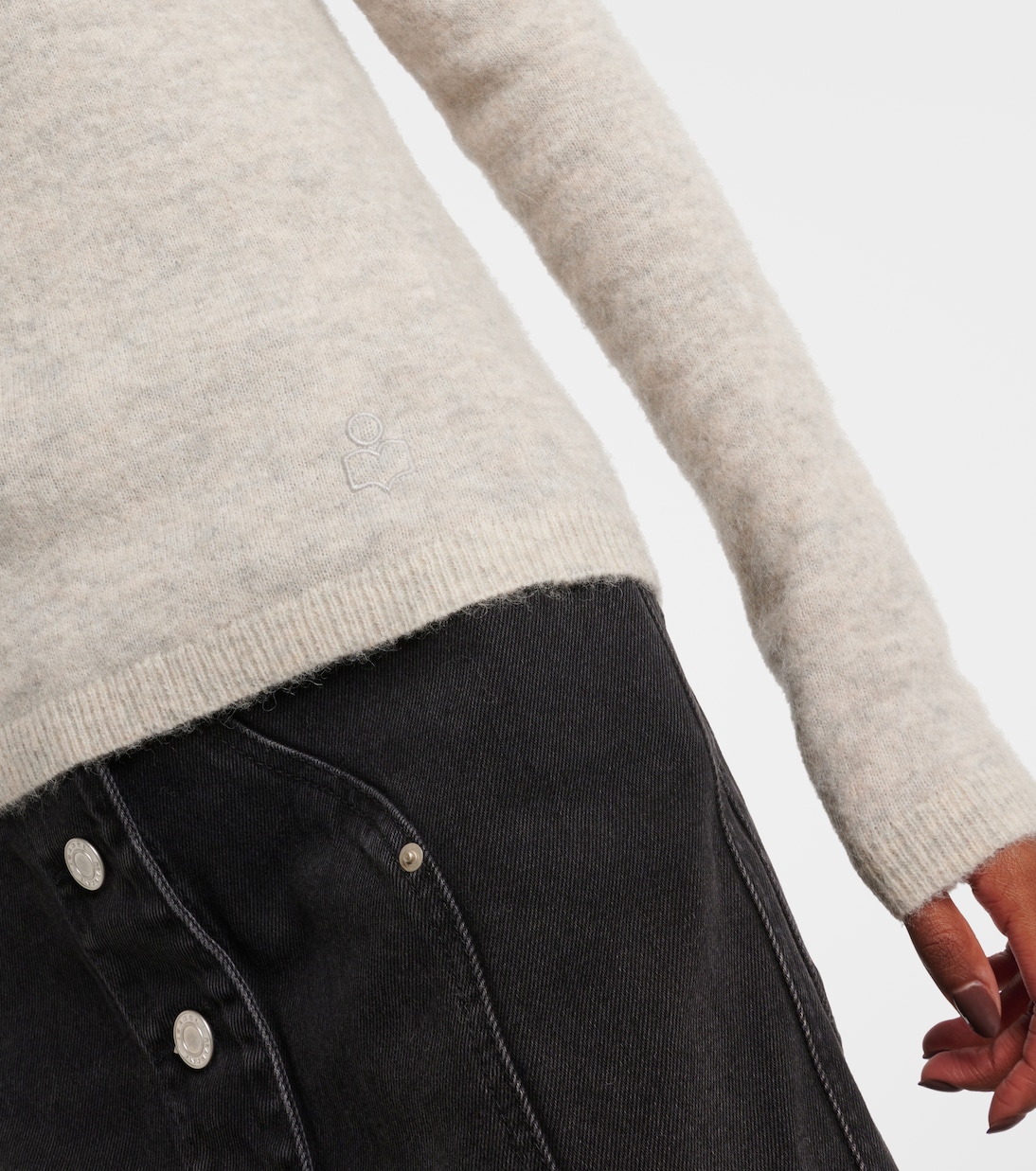 Jersey Obiraga de mezcla de alpaca | Marant Etoile