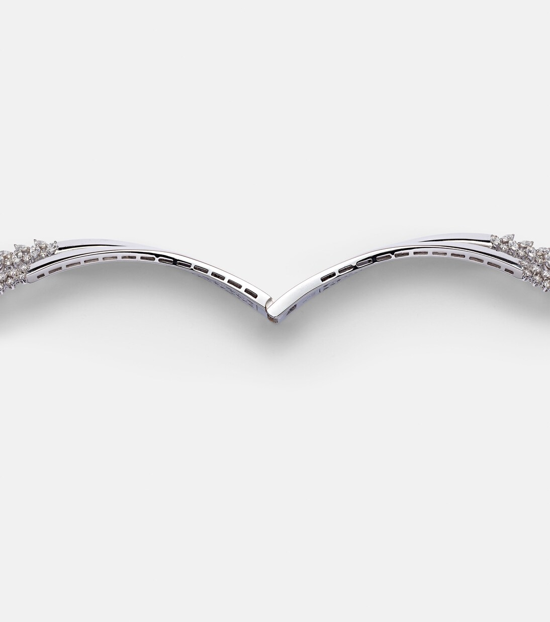 Collana YEPREM Y-Couture in oro bianco 18kt con diamanti, stile giovane e raffinato