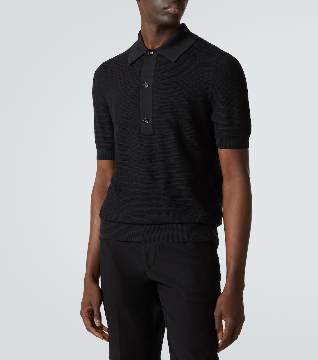 Polo in cotone e seta | Tom Ford