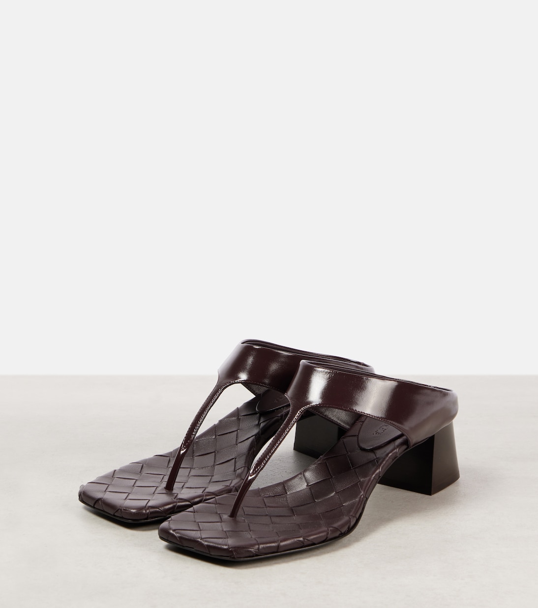Marella 45 leather thong sandals | Bottega Veneta