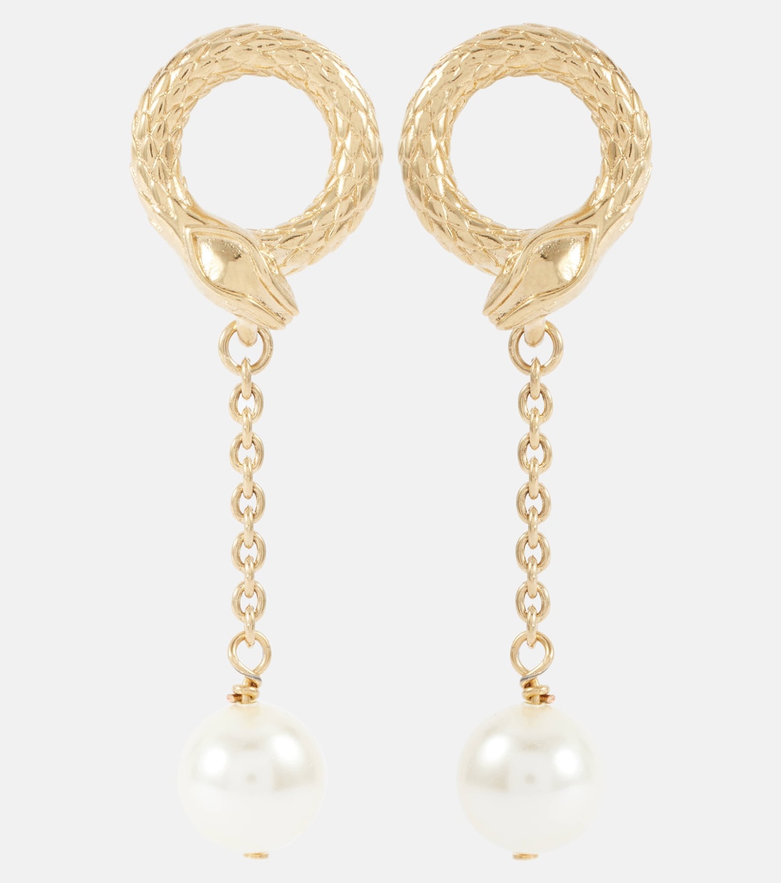 Ohrringe Chloé Snake mit Zierperlen | Chloé
