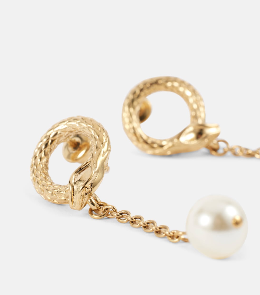 Ohrringe Chloé Snake mit Zierperlen | Chloé