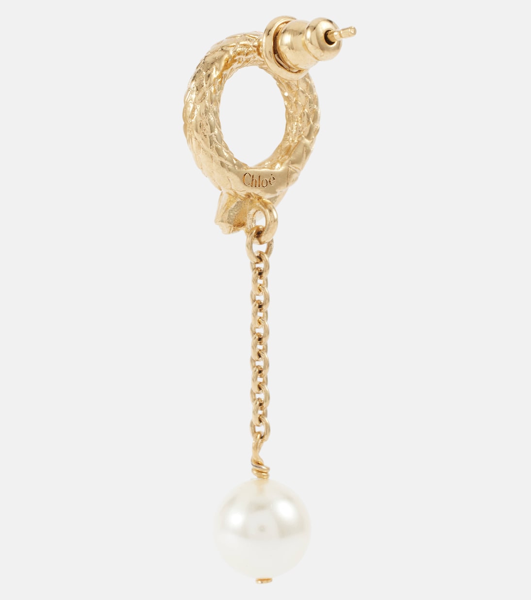 Ohrringe Chloé Snake mit Zierperlen | Chloé