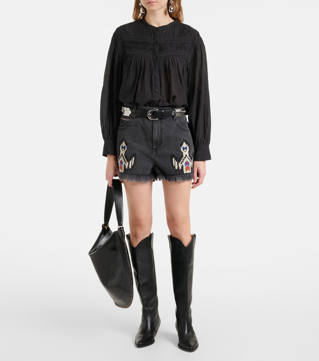 Top Plalia en coton mélangé | Marant Etoile