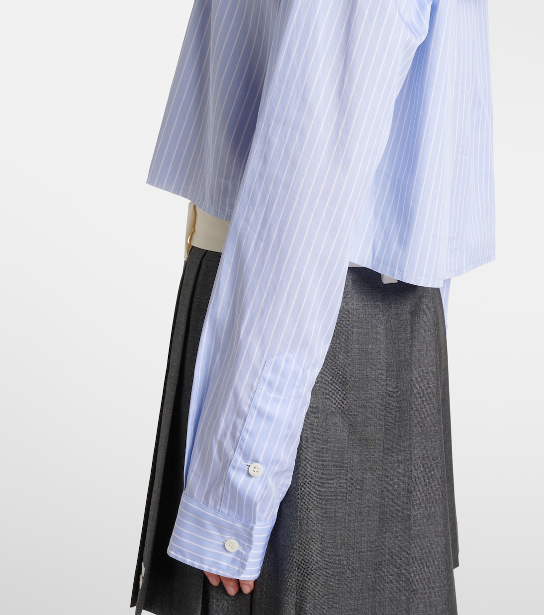 Cropped-Hemd aus Baumwolle | Miu Miu
