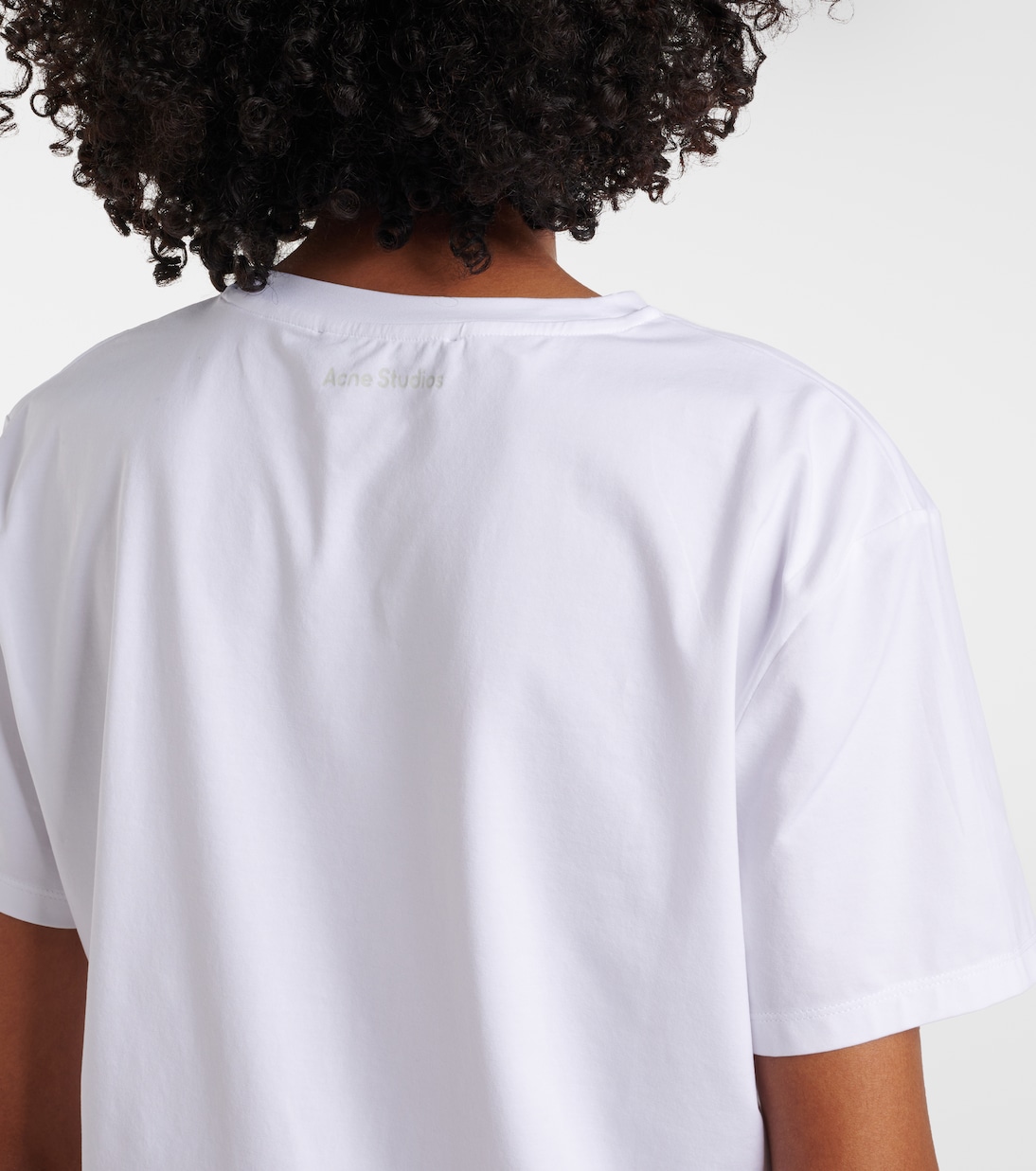 T-shirt Face in jersey di misto cotone | Acne Studios