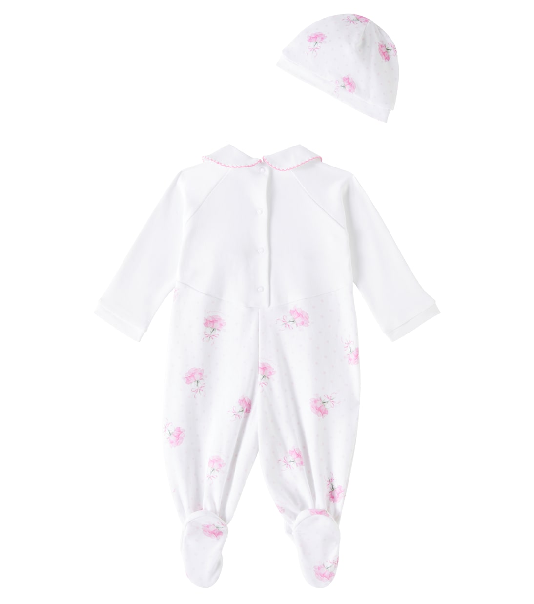 Baby Set aus Strampler und Mütze | Monnalisa