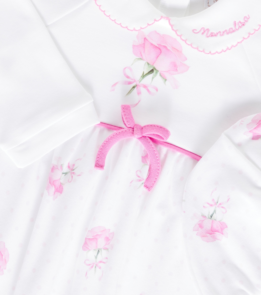 Baby Set aus Strampler und Mütze | Monnalisa
