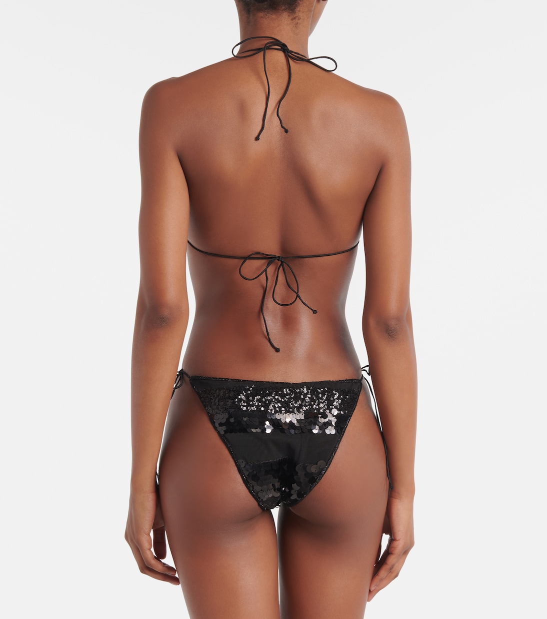 Bikini a righe con paillettes | Oséree