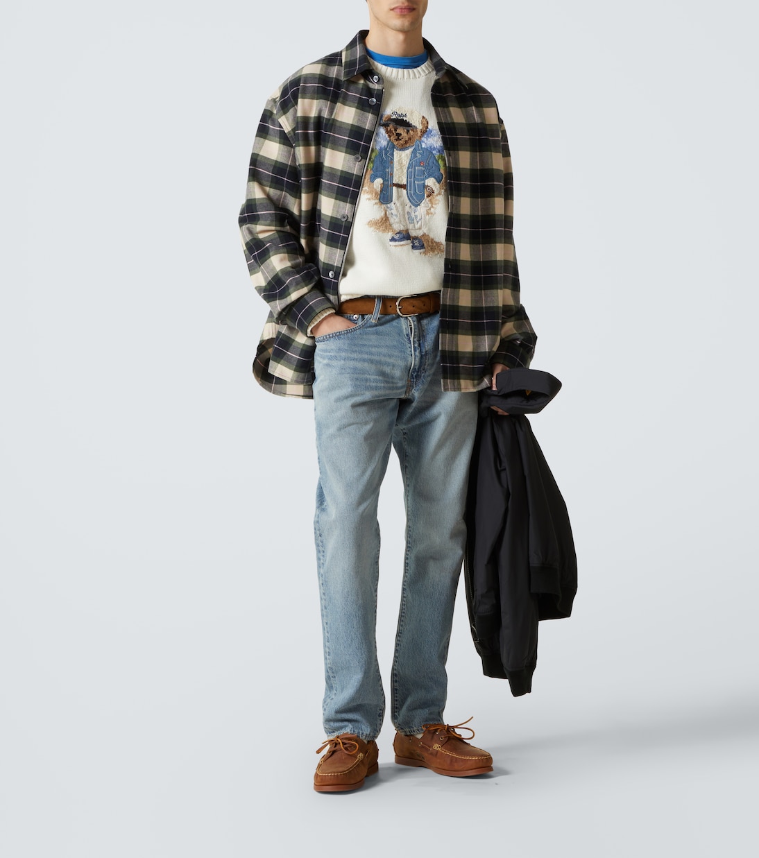 Pull Polo Bear intarsia en coton | Polo Ralph Lauren