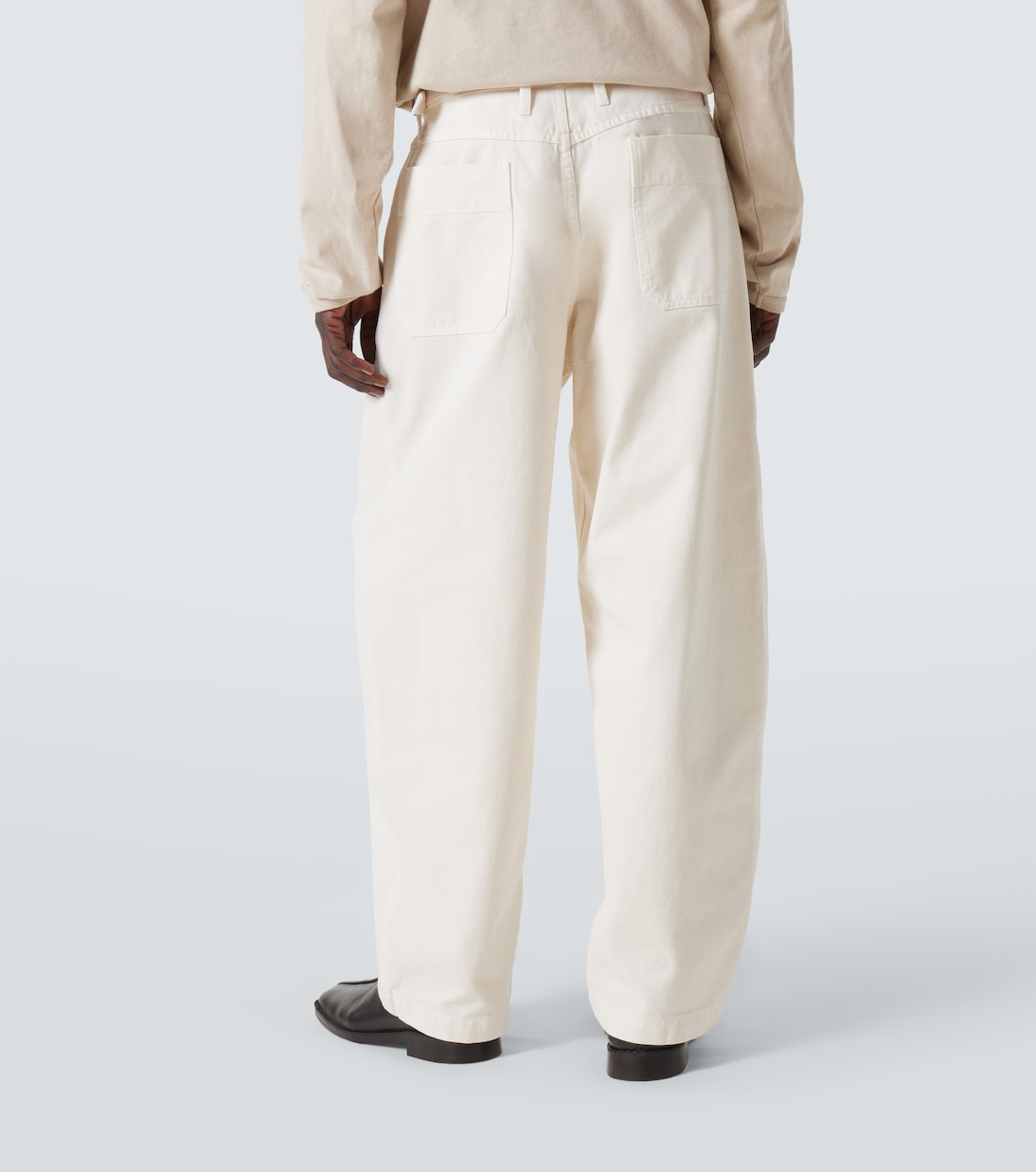 Pantaloni a gamba larga in cotone | Lemaire